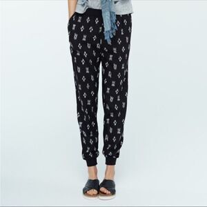 Madewell Ikat print high waisted jogger trouser pant Sz XS